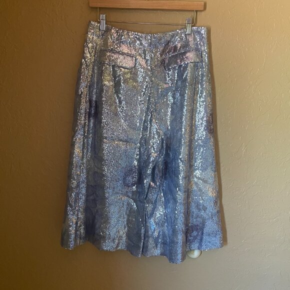 JACQUEMUS Printed Sequin  Wide Leg Pants - Picture 3 of 14